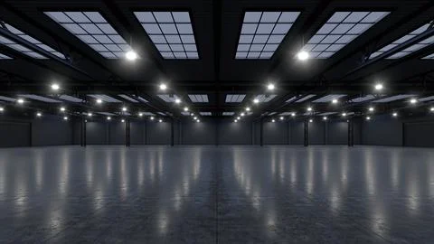 3D render of empty exhibition space. backdrop for exhibitions and events. Stock Illustration