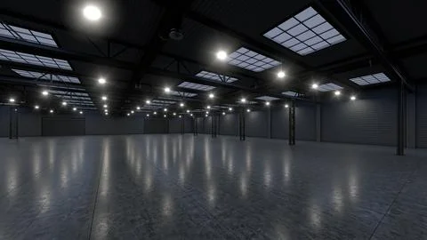 3D render of empty exhibition space. backdrop for exhibitions and events. Stock Illustration