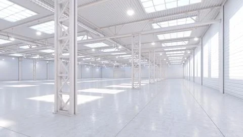 3D render of empty exhibition space. backdrop for exhibitions and events. Illustrazione stock