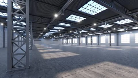 3D render of empty exhibition space. backdrop for exhibitions and events. Stock Illustration