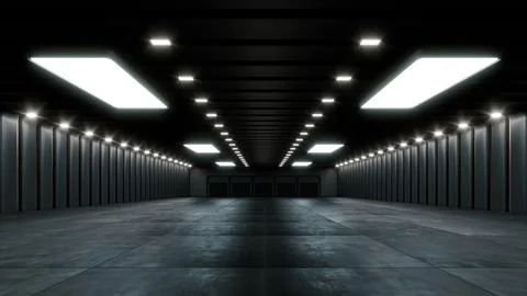 3D render of empty exhibition space. backdrop for exhibitions and events. Stock Illustration