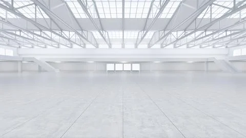 3D render of empty exhibition space. backdrop for exhibitions and events. Stock Illustration