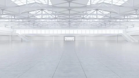 3D render of empty exhibition space. backdrop for exhibitions and events. Stock Illustration