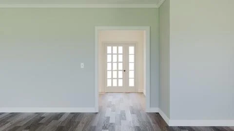 3d render of an empty interior. 스톡 일러스트
