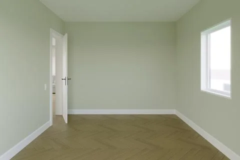 3d render of an empty interior. Illustrazione stock