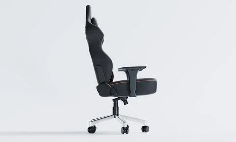 3d render of ergonomic computer gaming chair for office or gamer room Stock Illustration