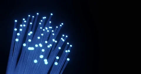 3d render of fiber optic data transfer Stock Footage 157168006