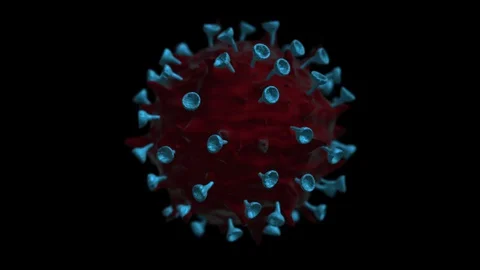 3D Render: Fighting The Corona Virus - Animation Of Corona Viruses Stock Footage 128163205