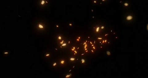 3d render fire burning embers ash particles Stock Footage 212533851