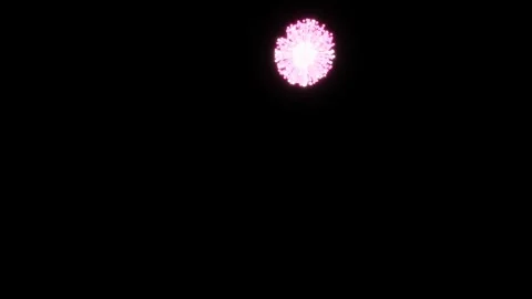 3d render firework A dynamic fireworks display with a continuous sequence of Stock Footage 340141131