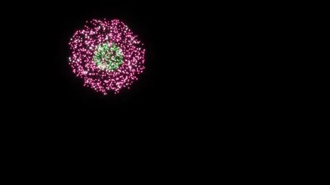 3d render firework Stock Footage 340141167