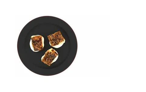 3d render of fish in plate Stock Photos