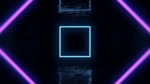 3d render, flight inside tunnel Stock Footage 119868396