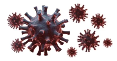 3d render of flu or virus for epidemic disease Stock Illustration