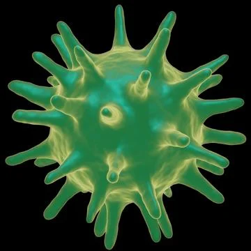 3d render of flu or virus for epidemic disease Stock Illustration