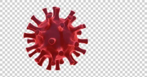 3d render of flu or virus for epidemic disease Illustrazione stock