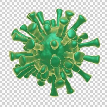 3d render of flu or virus for epidemic disease Stock Illustration