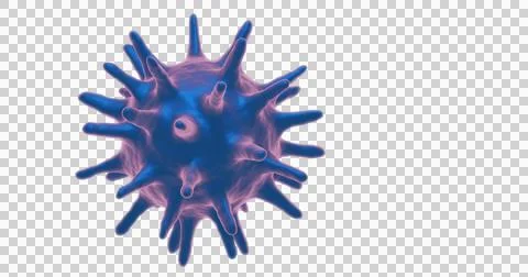 3d render of flu or virus for epidemic disease Illustrazione stock