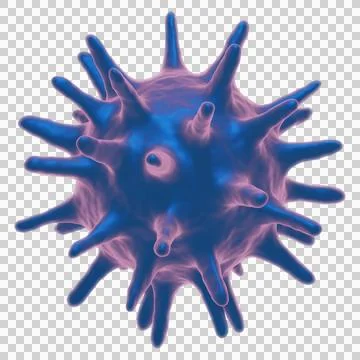 3d render of flu or virus for epidemic disease Stock Illustration