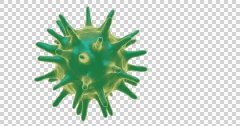 3d render of flu or virus for epidemic disease Illustrazione stock