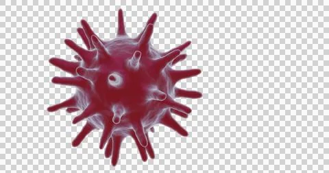 3d render of flu or virus for epidemic disease Illustrazione stock