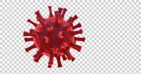 3d render of flu or virus for epidemic disease Illustrazione stock
