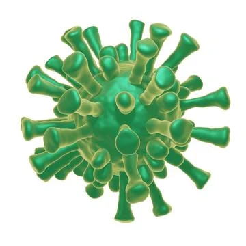 3d render of flu or virus for epidemic disease イラスト素材