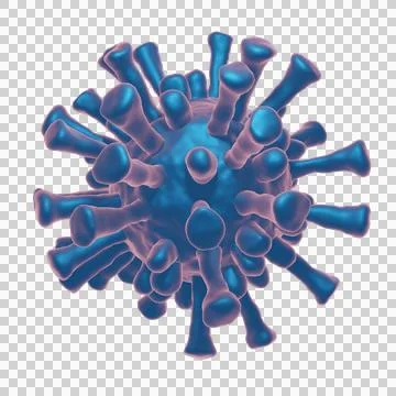 3d render of flu or virus for epidemic disease Stock Illustration