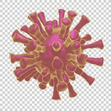 3d render of flu or virus for epidemic disease Stock Illustration