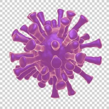 3d render of flu or virus for epidemic disease Illustrazione stock