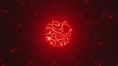 3D render of flying into spaceship tunnel, sci-fi spaceship corridor. Stock Footage 133562443