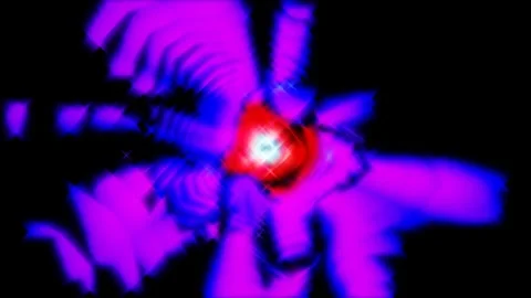 3d render Flying through a wormhole or black hole. Stock Footage 206825180