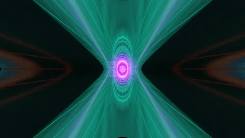 3d render Flying through a wormhole or black hole. Stock Footage 206825371