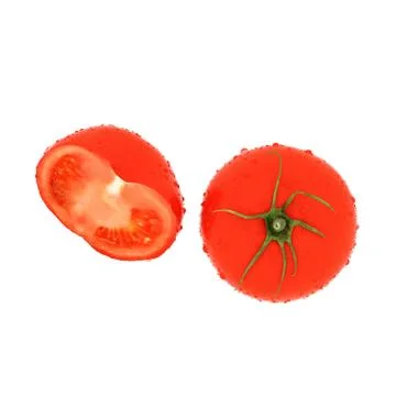 3d render fresh tomato Stock Illustration