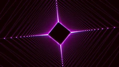 A 3D render of a futuristic technological abstract background with glowing .. Stock Photos