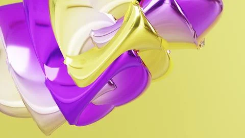 3d render, Geometry shape wallpaper background Stock Illustration