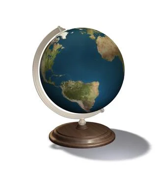 3d render globe イラスト素材