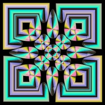 3D render glossy background tile Foto stock