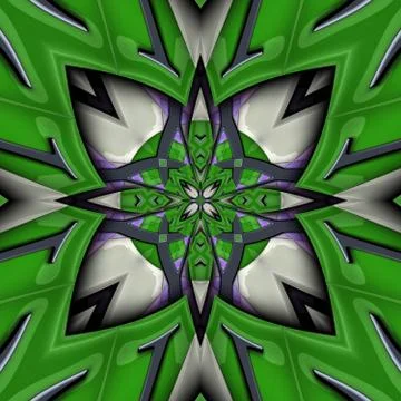 3D render glossy puffs background tile Stock Illustration