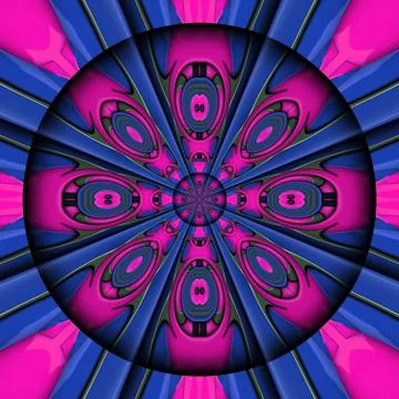 3D render glossy puffs background tile Stock Illustration