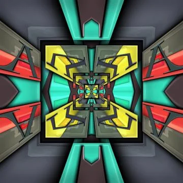 3D render glossy puffs background tile Stock Illustration