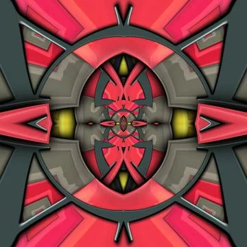 3D render glossy puffs background tile Stockillustratie