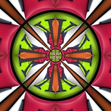 3D render glossy puffs background tile Stock Illustration