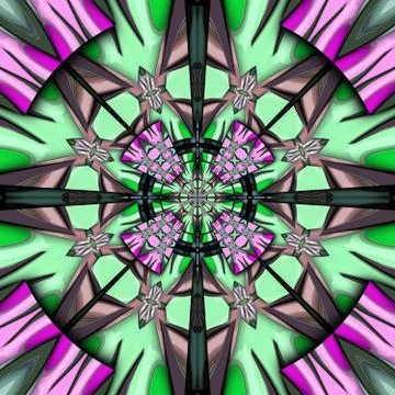 3D render glossy puffs background tile Illustrazione stock