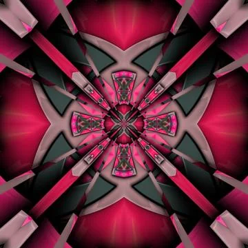 3D render glossy puffs background tile Stock Illustration