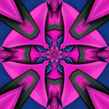 3D render glossy puffs background tile Stock Illustration