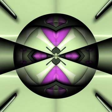 3D render glossy puffs background tile Stock Illustration