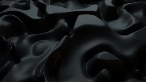 3d render of glossy surface with organic pattern of displacement. Luxury mode Stock Illustration