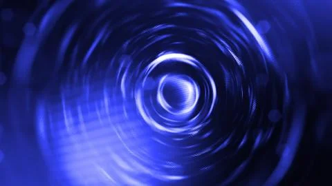 3d render of glow particles that fly in air as science fiction of microcosm or Illustrazione stock