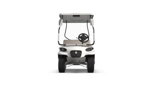 3D render of Golf cart isolated on white background Stock Illustration